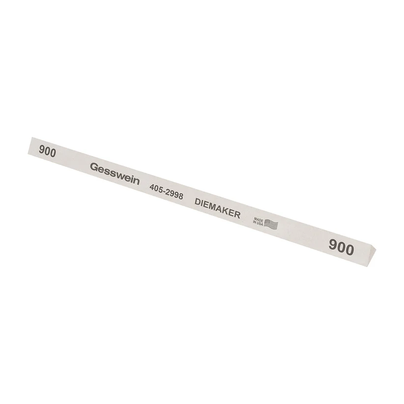 [405-2998] Gesswein® Diemaker Stones - 3/8" x 6" Triangle, 900 Grit  (Pkg. of 12)