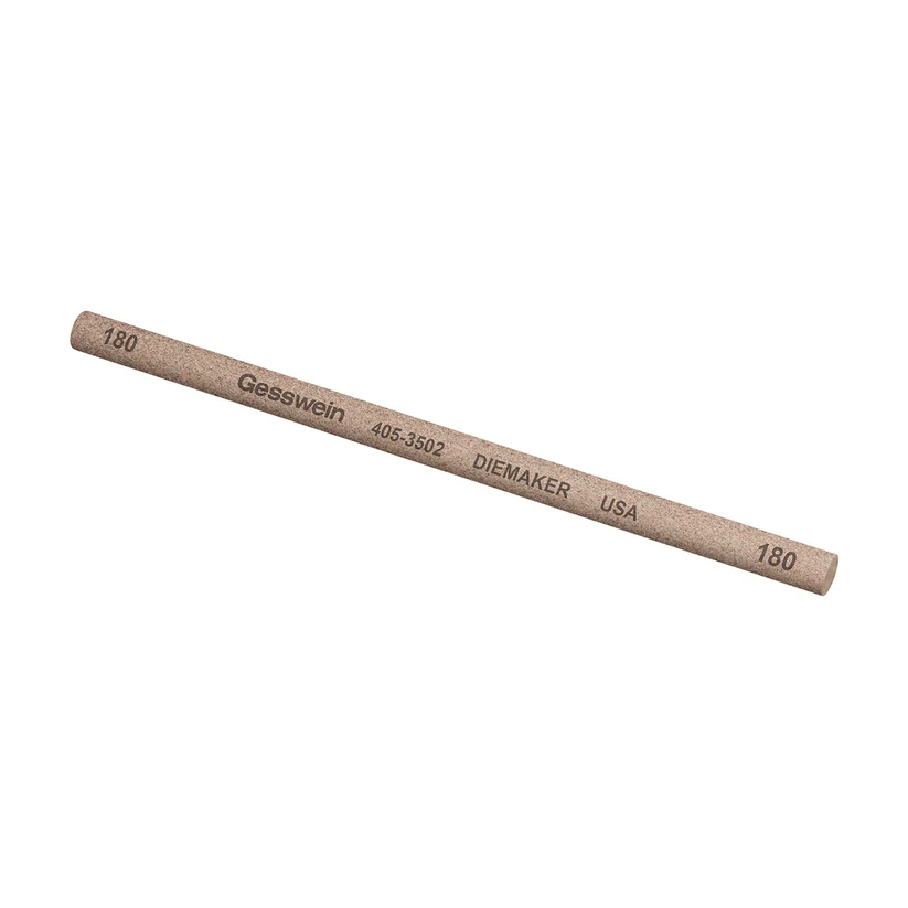 Gesswein® Diemaker Stones - 1/4" x 6", Round, 180 Grit  (Pkg. of 6)