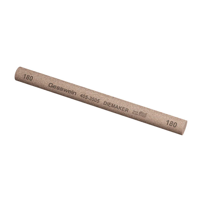 Gesswein® Diemaker Stones - 1/2" x 6", Round, 180 Grit  (Pkg. of 6)