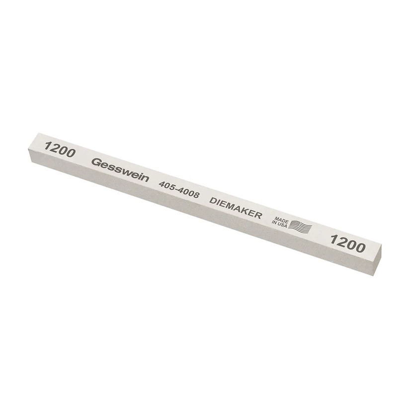 [405-4008] Gesswein® Diemaker Stones - 3/8" x 3/8" x 6", 1200 Grit  (Pkg. of 12)