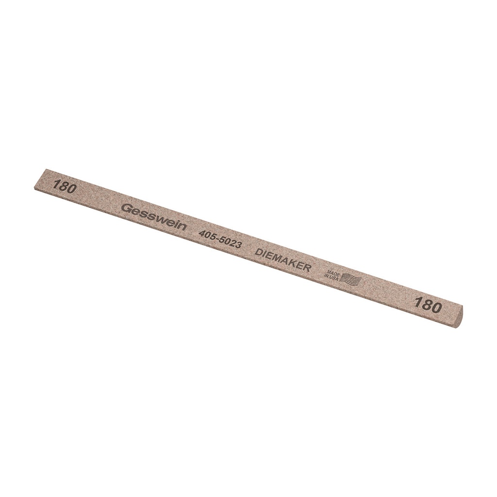 [405-5023] Gesswein® Diemaker Stones - 1/4" x 6", Hybrid, 180 Grit  (Pkg. of 12)