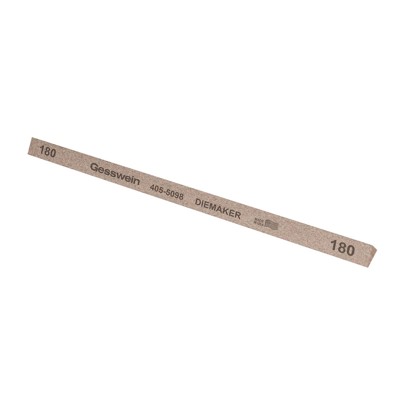 Gesswein® Diemaker Stones - 3/8" x 6", Triangle, 180 Grit  (Pkg. of 12)