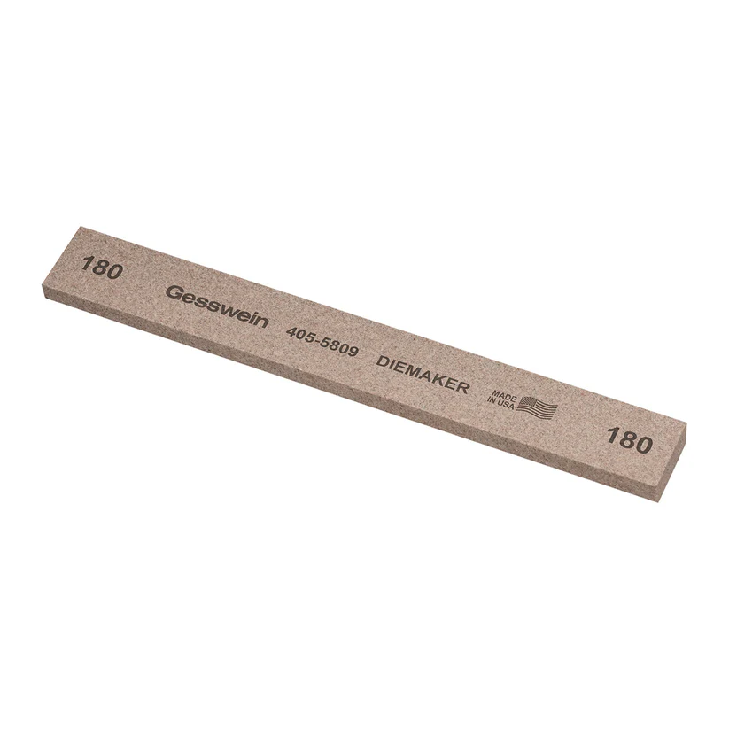 [405-5809] Gesswein® Diemaker Stones - 3/4" x 1/4" x 6", 180 Grit  (Pkg. of 6)