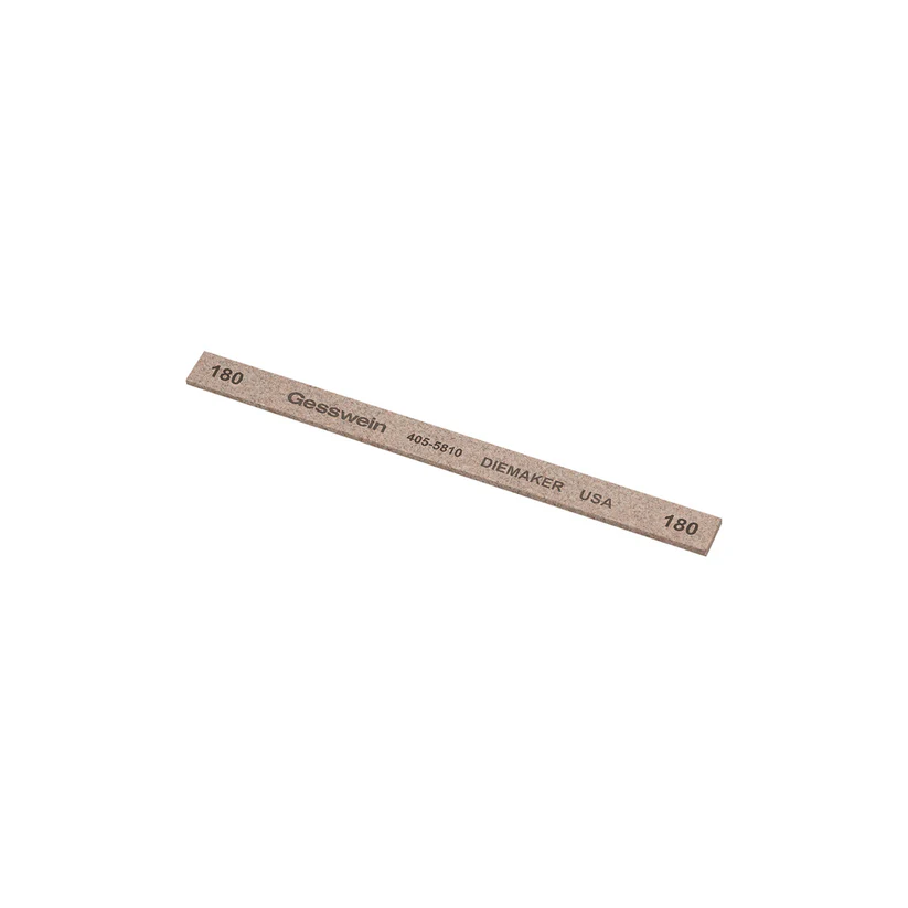 [405-5810] Gesswein® Diemaker Stones - 1/4" x 1/16" x 4", 180 Grit  (Pkg. of 12)