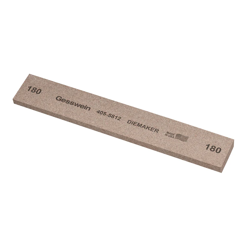Gesswein® Diemaker Stones - 1" x 1/4" x 6", 180 Grit  (Pkg. of 6)