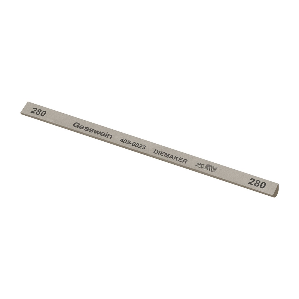 Gesswein® Diemaker Stones - 1/4" x 6", Hybrid, 280 Grit  (Pkg. of 12)