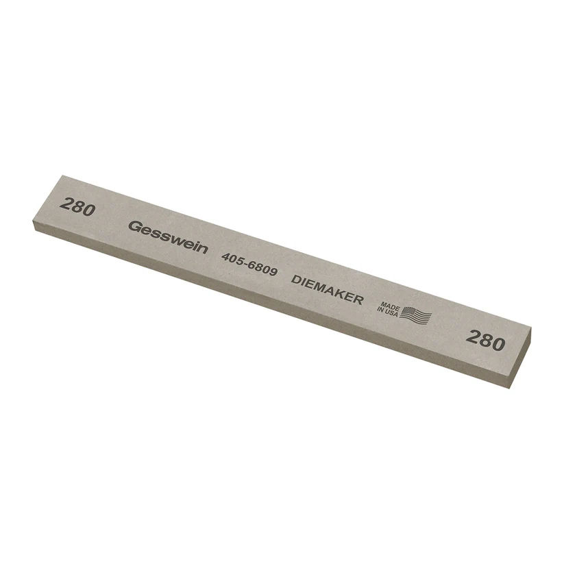 [405-6809] Gesswein® Diemaker Stones - 3/4" x 1/4" x 6", 280 Grit  (Pkg. of 6)