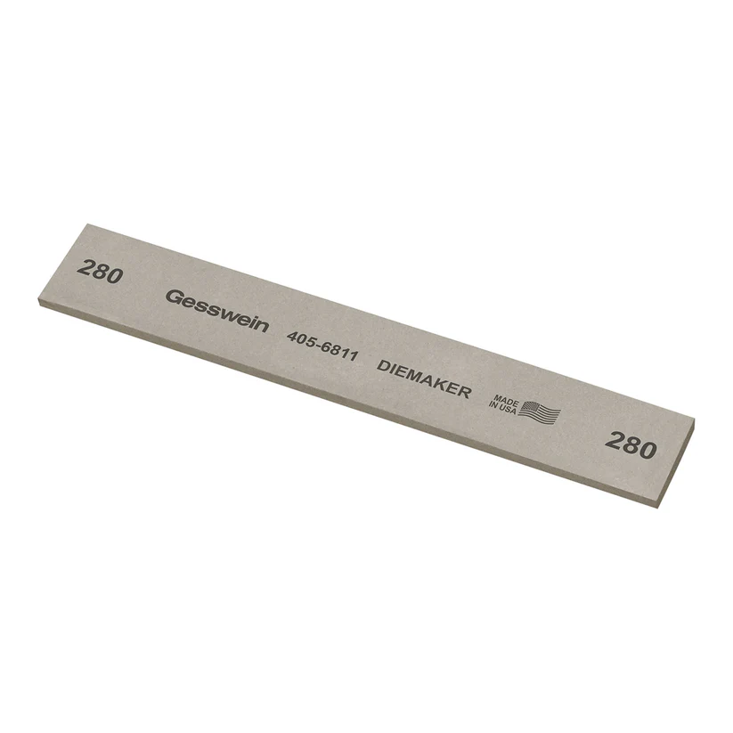[405-6811] Gesswein® Diemaker Stones - 1" x 1/8" x 6", 280 Grit  (Pkg. of 6)