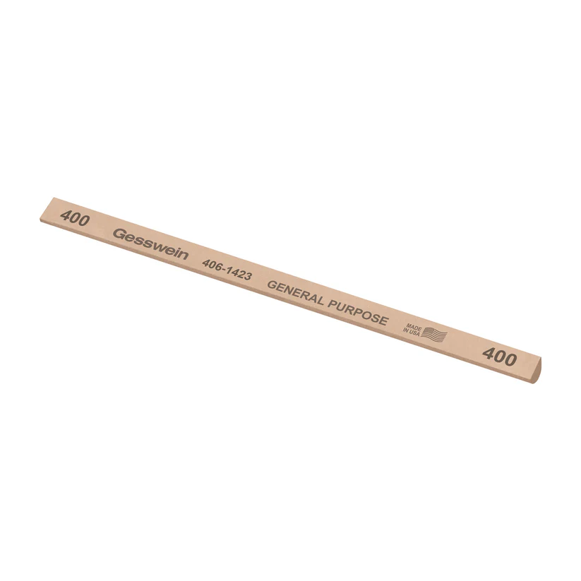 Gesswein® General Purpose Stones - 1/4" x 6" Hybrid, 400 Grit  (Pkg. of 12)