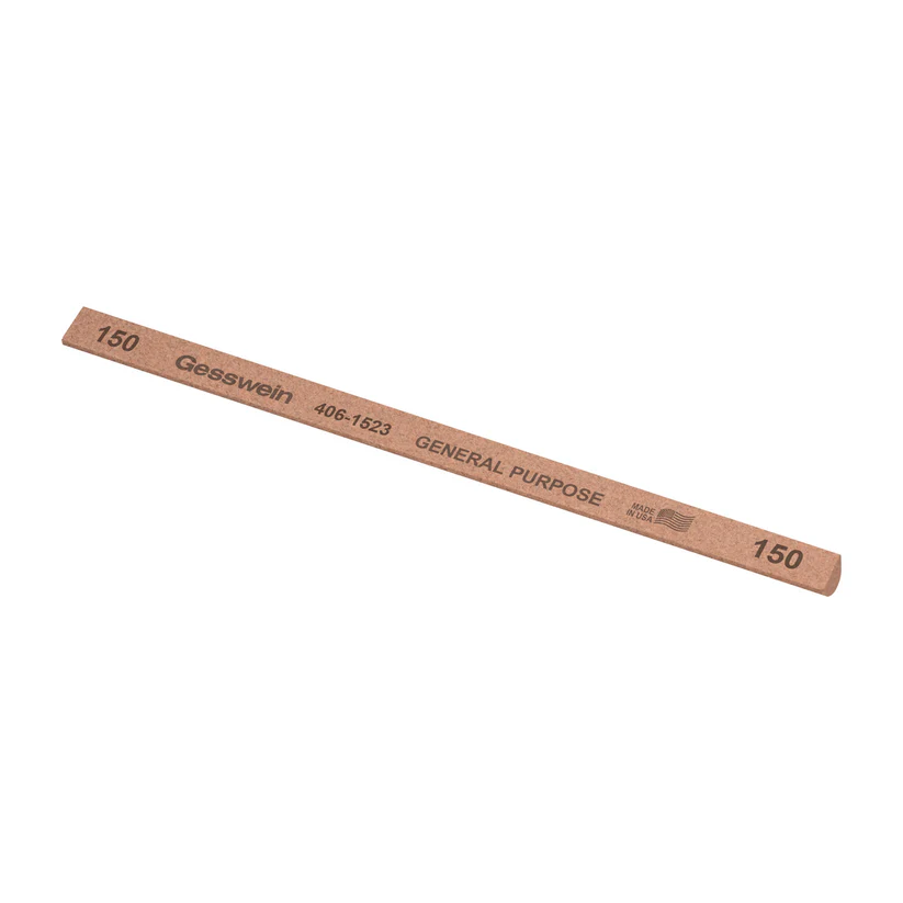 Gesswein® General Purpose Stones - 1/4" x 6" Hybrid, 150 Grit  (Pkg. of 12)