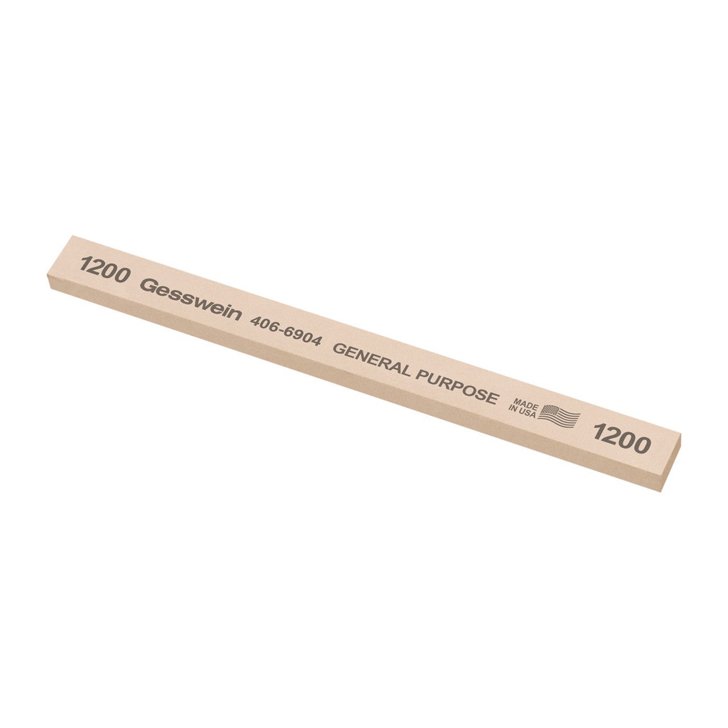 [406-6154] Gesswein® General Purpose Stones - 1/2" x 1/4" x 6", 150 Grit  (Pkg. of 12)