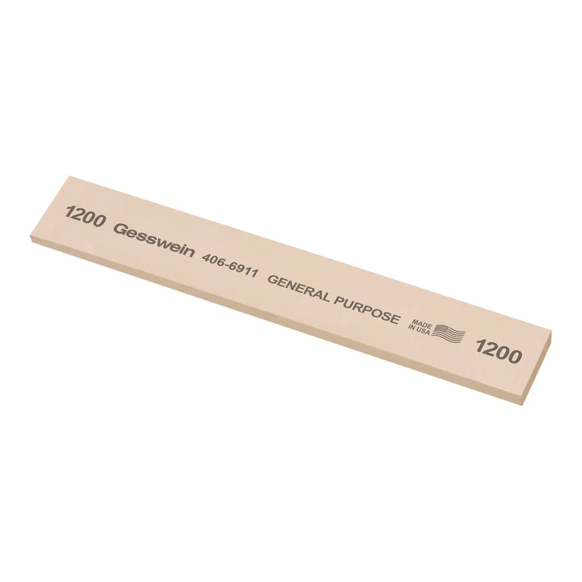 [406-6911] Gesswein® General Purpose Stones - 1" x 1/8" x 6", 1200 Grit  (Pkg. of 6)