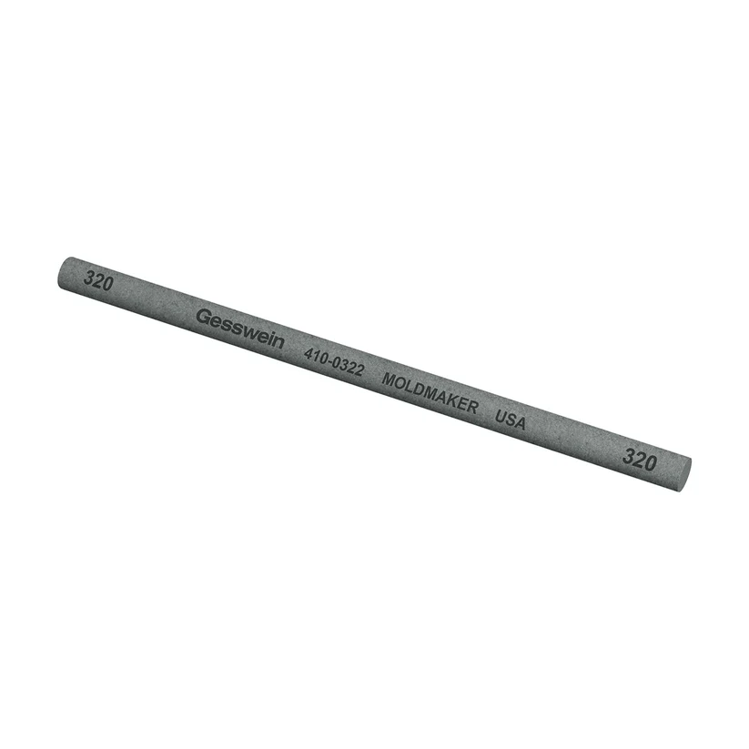 Gesswein® Moldmaker Stones - 1/4" x 6" Round, 320 Grit  (Pkg. of 6)