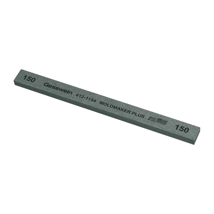 [412-1154] Gesswein® Moldmaker Plus Stones - 1/2" x 1/4" x 6", 150 Grit  (Pkg. of 12)