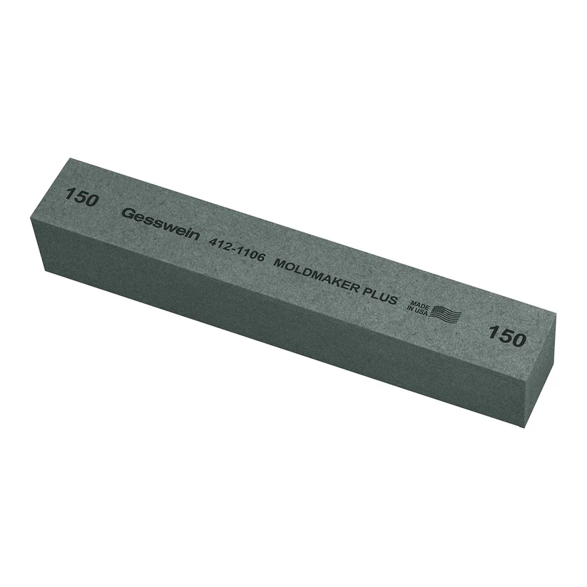 [412-1156] Gesswein® Moldmaker Plus Stones - 1" x 1" x 6", 150 Grit  (Pkg. of 6)
