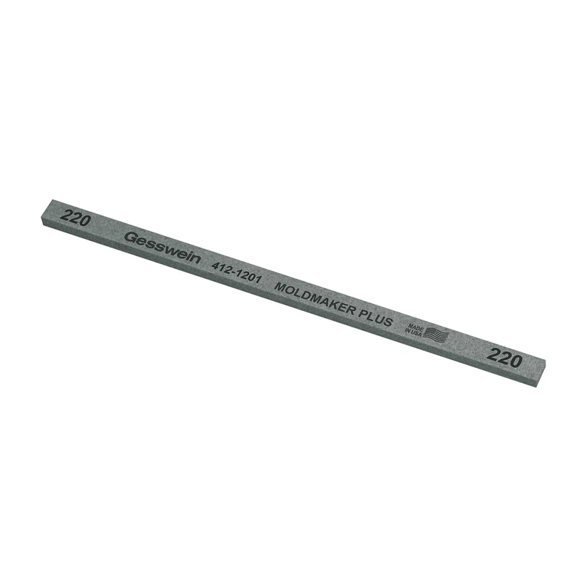 Gesswein® Moldmaker Plus Stones - 1/4" x 1/8" x 6", 220 Grit  (Pkg. of 12)