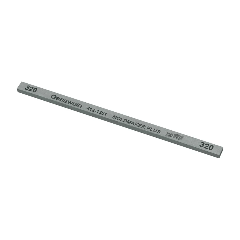 Gesswein® Moldmaker Plus Stones - 1/4" x 1/8" x 6", 320 Grit  (Pkg. of 12)