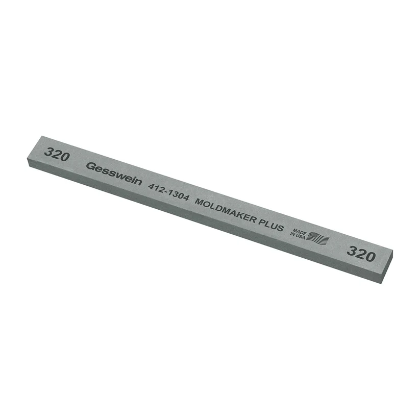 Gesswein® Moldmaker Plus Stones - 1/2" x 1/4" x 6", 320 Grit  (Pkg. of 12)
