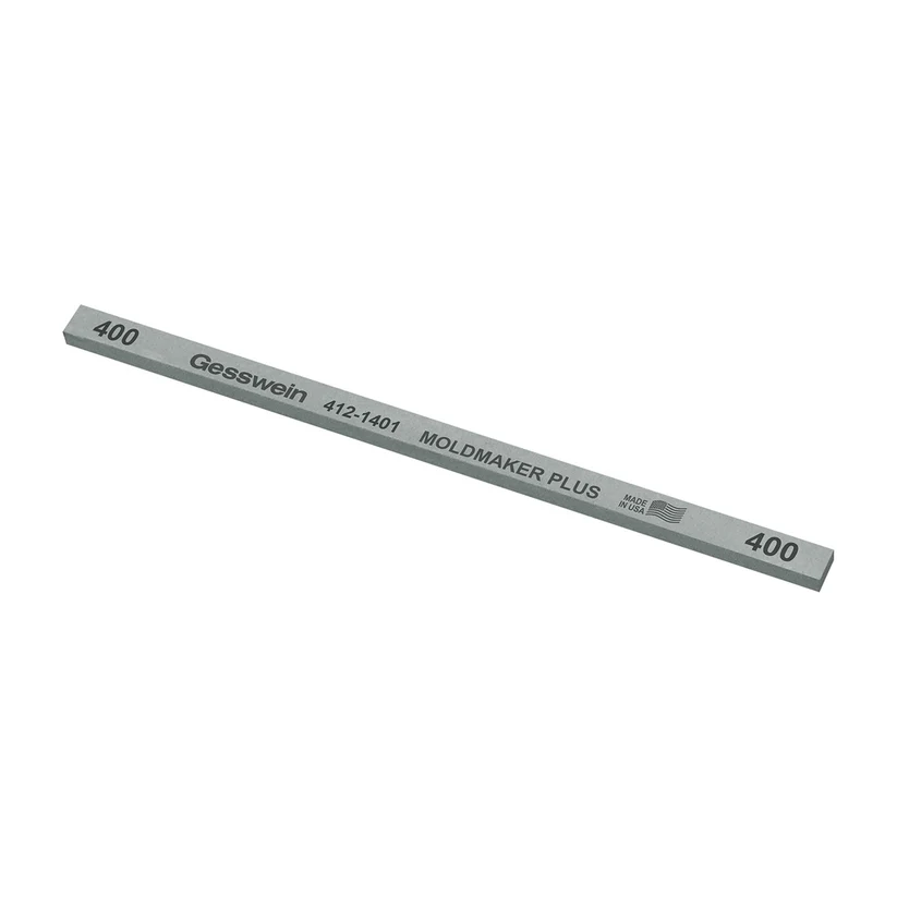 [412-1401] Gesswein® Moldmaker Plus Stones - 1/4" x 1/8" x 6", 400 Grit  (Pkg. of 12)