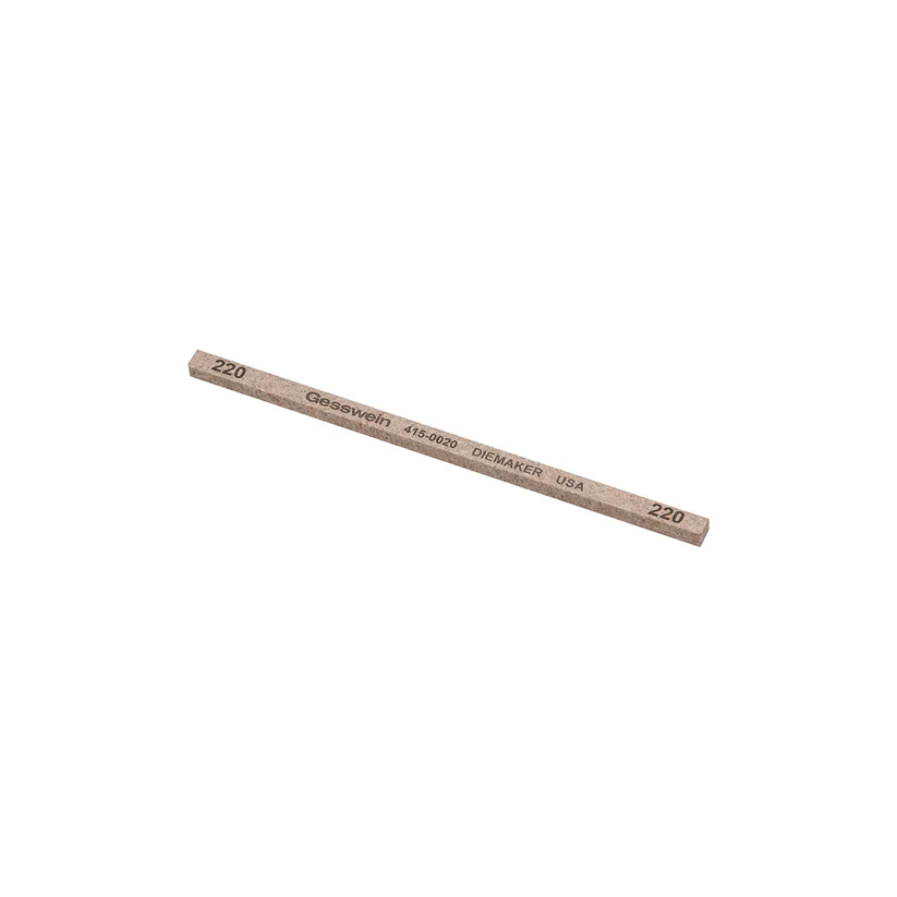 Gesswein® Diemaker Stones - 5/32" x 5/32" x 4", 220 Grit  (Pkg. of 12)