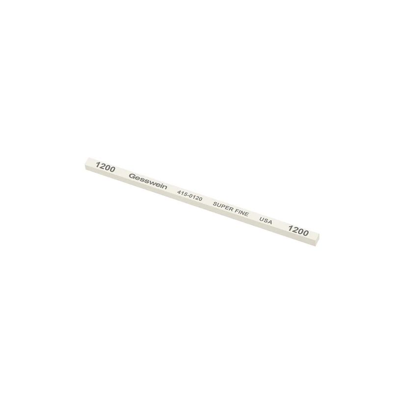 Gesswein® Super Fine Stones - 5/32" x 5/32" x 4", 1200 Grit (Pkg. of 12)