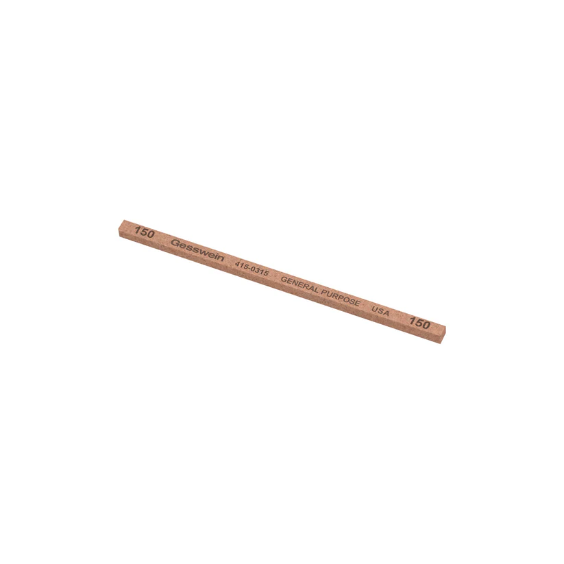 [415-0315] Gesswein® General Purpose Stones - 5/32" x 5/32" x 4", 150 Grit  (Pkg. of 12)