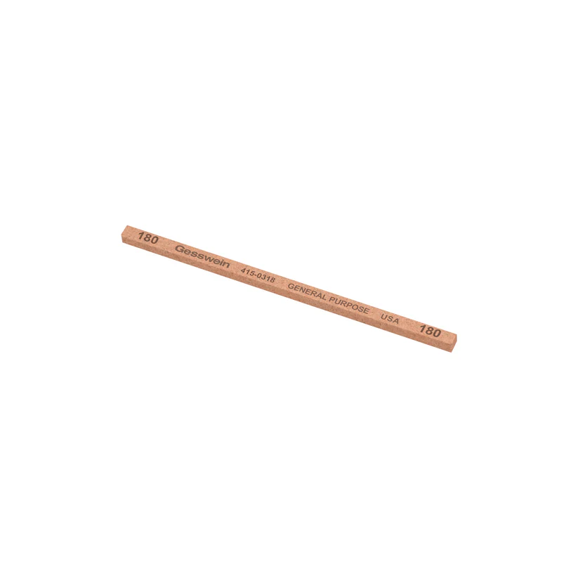 Gesswein® General Purpose Stones - 5/32" x 5/32" x 4", 180 Grit  (Pkg. of 12)