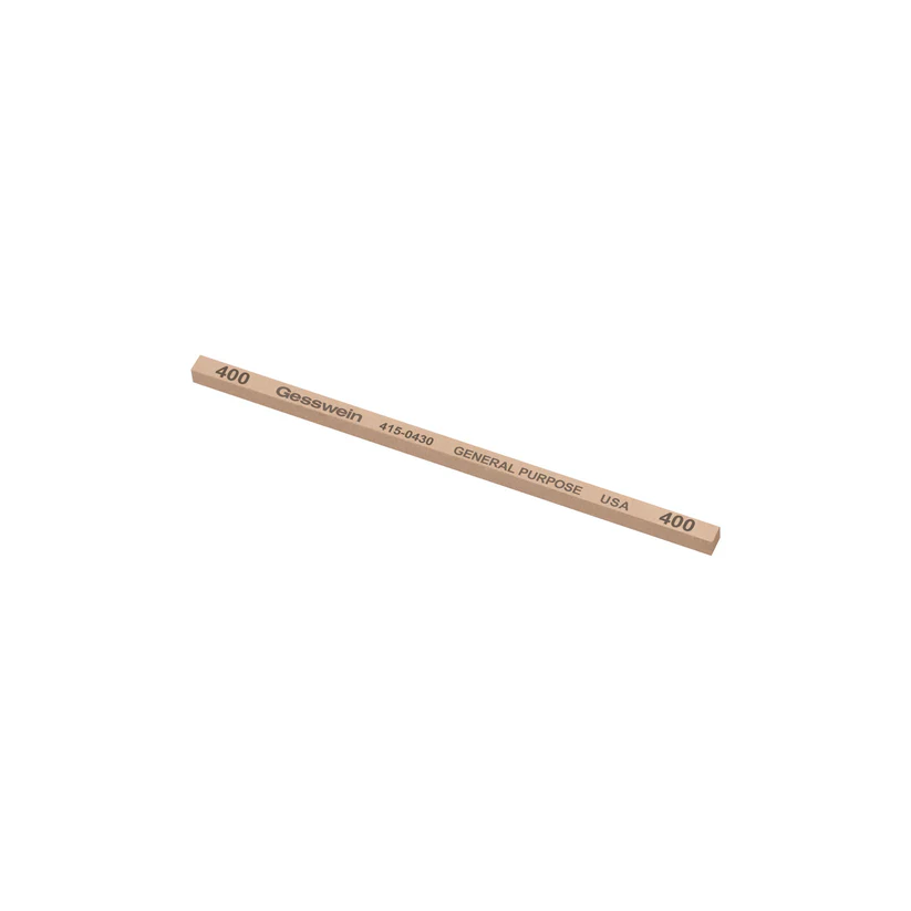 Gesswein® General Purpose Stones - 5/32" x 5/32" x 4", 400 Grit  (Pkg. of 12)