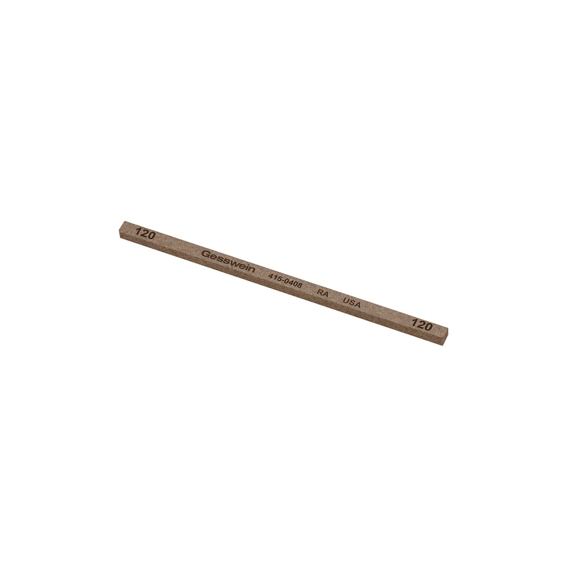 Gesswein® RA Stones - 5/32" x 5/32" x 4", 120 Grit  (Pkg. of 12)