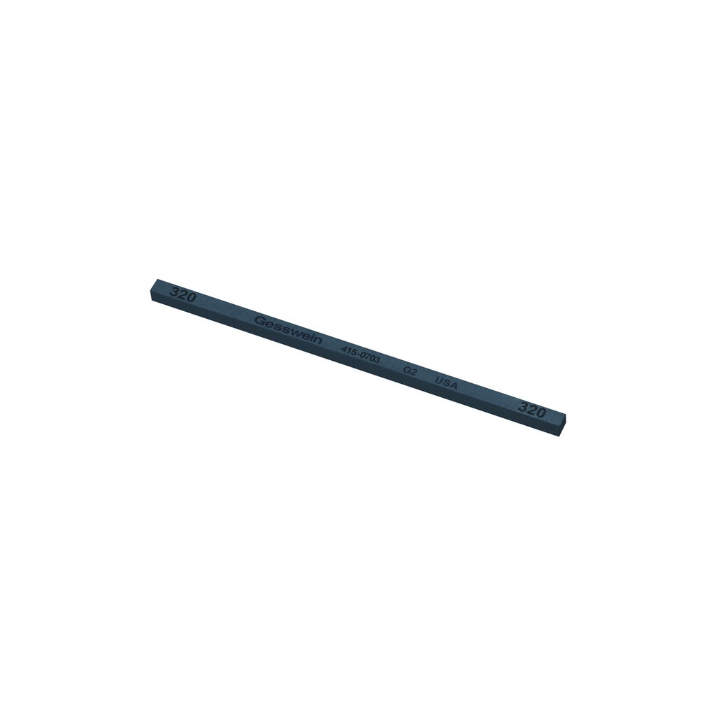 Gesswein® G2 Stones - 5/32" x 5/32" x 4", 320 Grit  (Pkg. of 12)