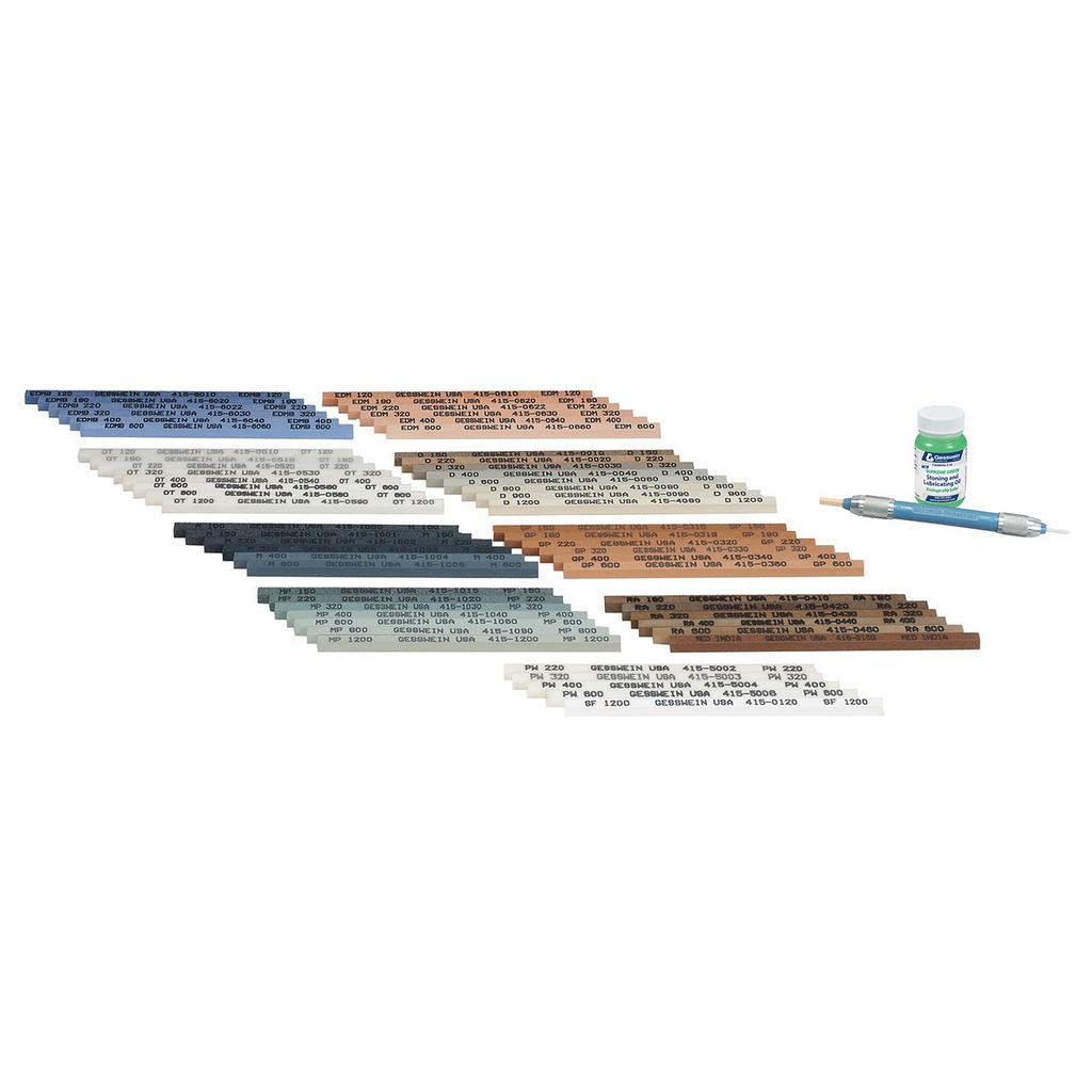[415-1033] Gesswein® Pencil Stone Set VII - 73 Piece Set