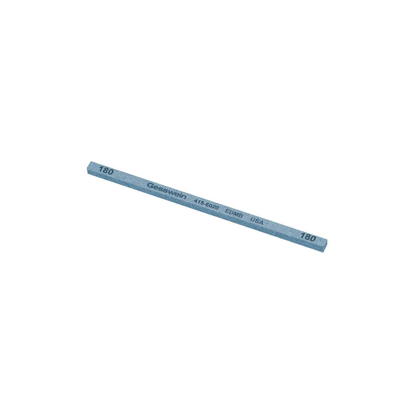 [415-6020] Gesswein® EDM Blue Stones - 5/32" x 5/32" x 4", 180 Grit  (Pkg. of 12)
