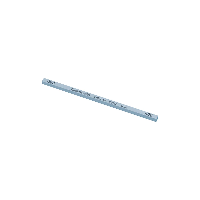[415-6040] Gesswein® EDM Blue Stones - 5/32" x 5/32" x 4", 400 Grit  (Pkg. of 12)