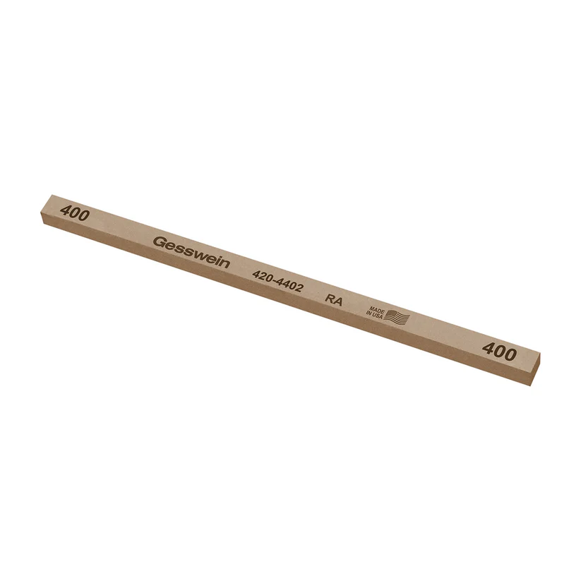 Gesswein® RA Stones - 1/4" x 1/4" x 6", 400 Grit  (Pkg. of 12)