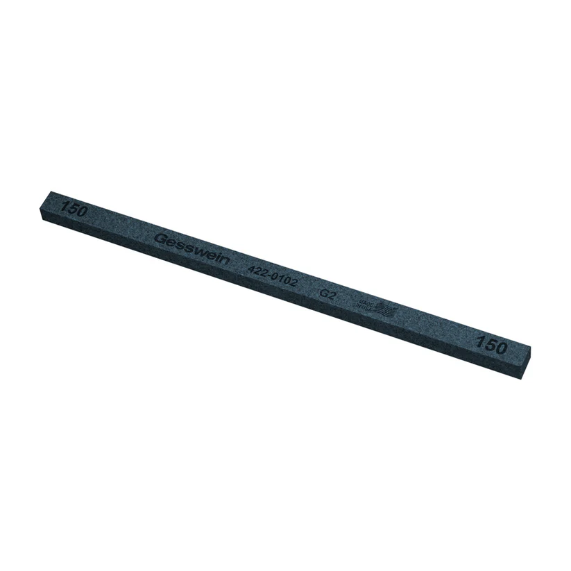 Gesswein® G2 Stones - 1/4" x 1/4" x 6", 150 Grit  (Pkg. of 12)