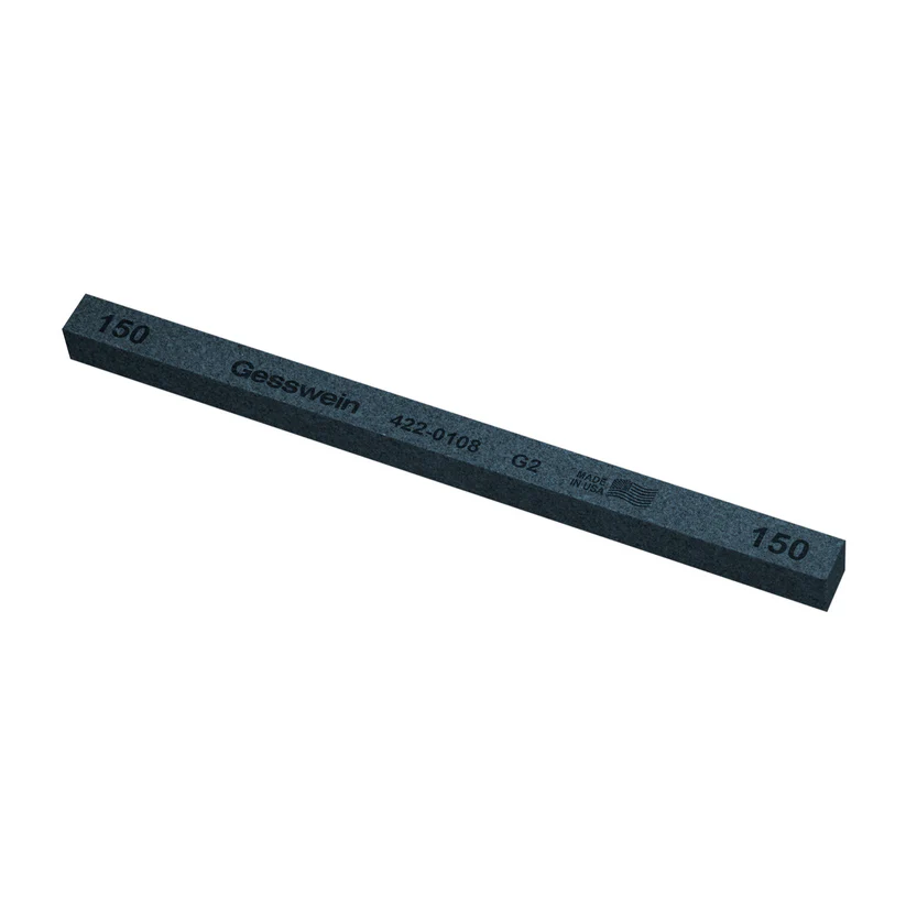 Gesswein® G2 Stones - 3/8" x 3/8" x 6", 150 Grit  (Pkg. of 12)
