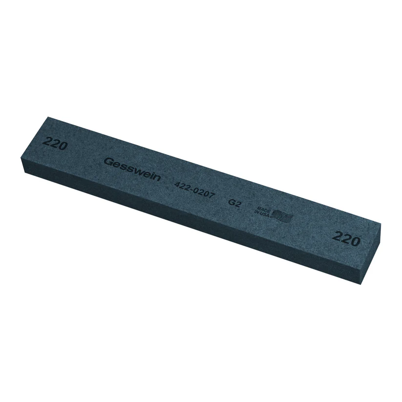 Gesswein® G2 Stones - 1" x 1/2" x 6", 220 Grit  (Pkg. of 6)