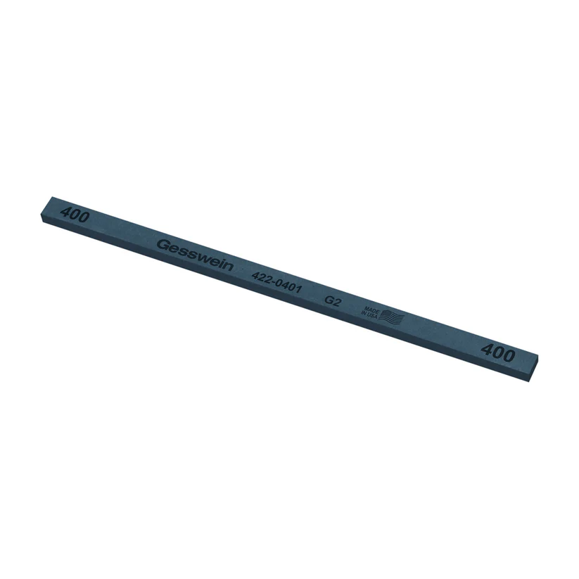 Gesswein® G2 Stones - 1/4" x 1/8" x 6", 400 Grit  (Pkg. of 12)