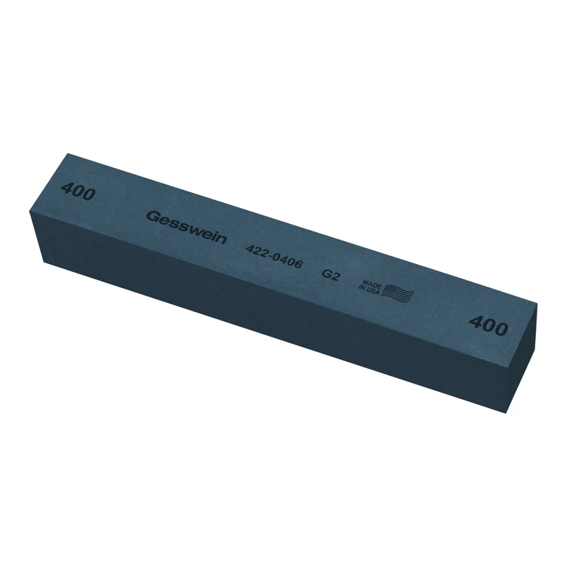 Gesswein® G2 Stones - 1" x 1" x 6", 400 Grit  (Pkg. of 6)