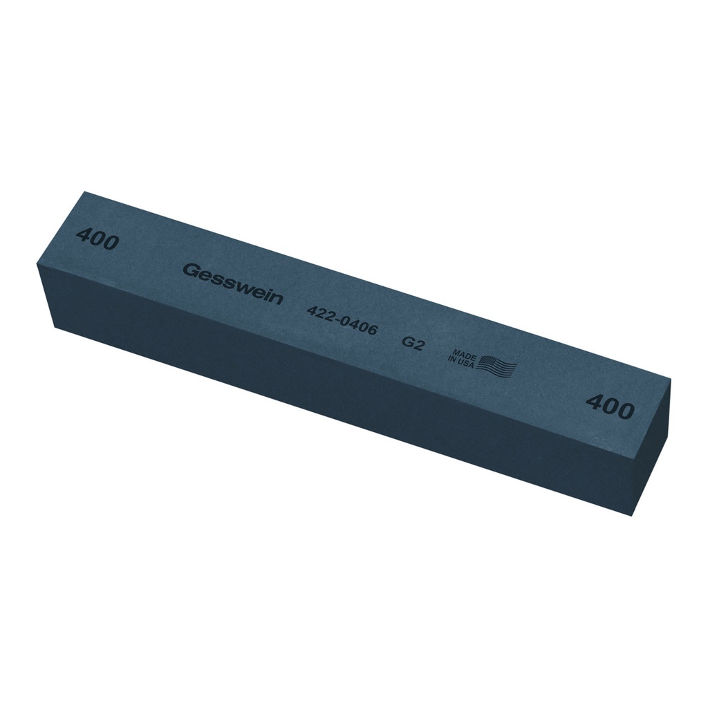 Gesswein® G2 Stones - 1" x 1" x 6", 400 Grit  (Pkg. of 6)