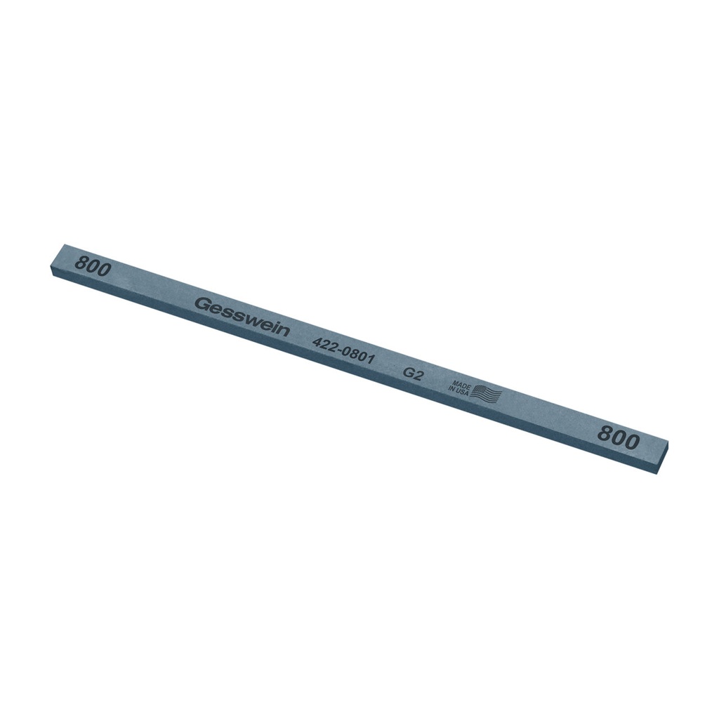 Gesswein® G2 Stones - 1/4" x 1/8" x 6", 800 Grit  (Pkg. of 12)
