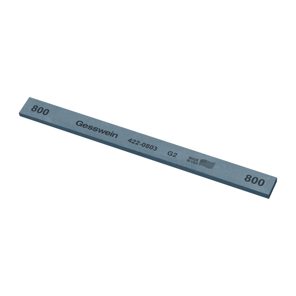 Gesswein® G2 Stones - 1/2" x 1/8" x 6", 800 Grit  (Pkg. of 12)