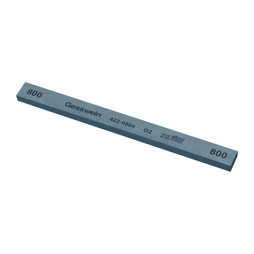 Gesswein® G2 Stones - 1/2" x 1/4" x 6", 800 Grit  (Pkg. of 12)