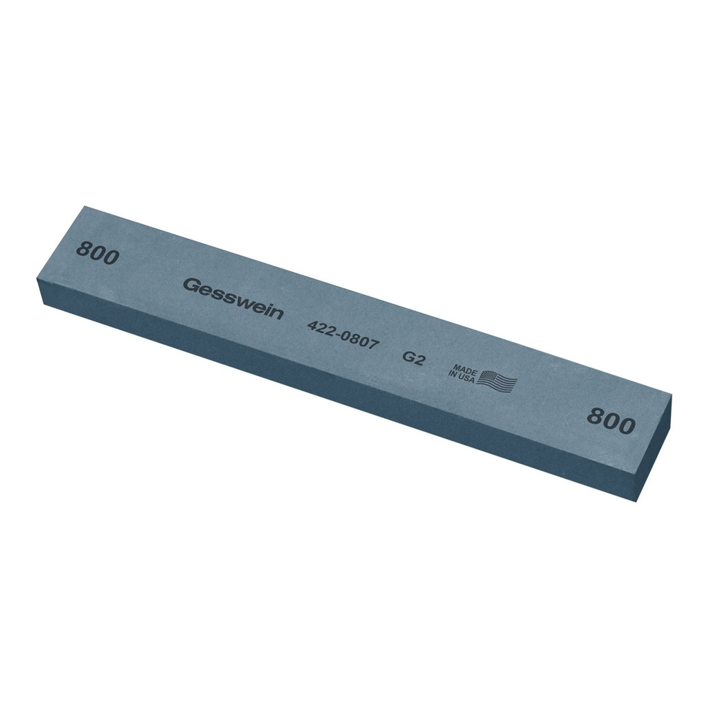 Gesswein® G2 Stones - 1" x 1/2" x 6", 800 Grit  (Pkg. of 6)