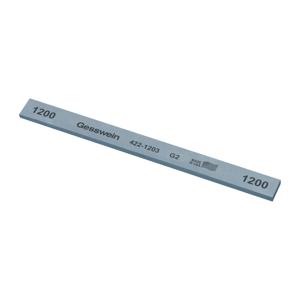 Gesswein® G2 Stones - 1/2" x 1/8" x 6", 1200 Grit  (Pkg. of 12)