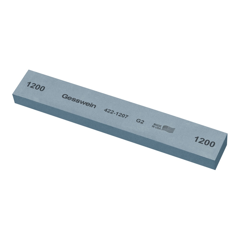 [422-1207] Gesswein® G2 Stones - 1" x 1/2" x 6", 1200 Grit  (Pkg. of 6)
