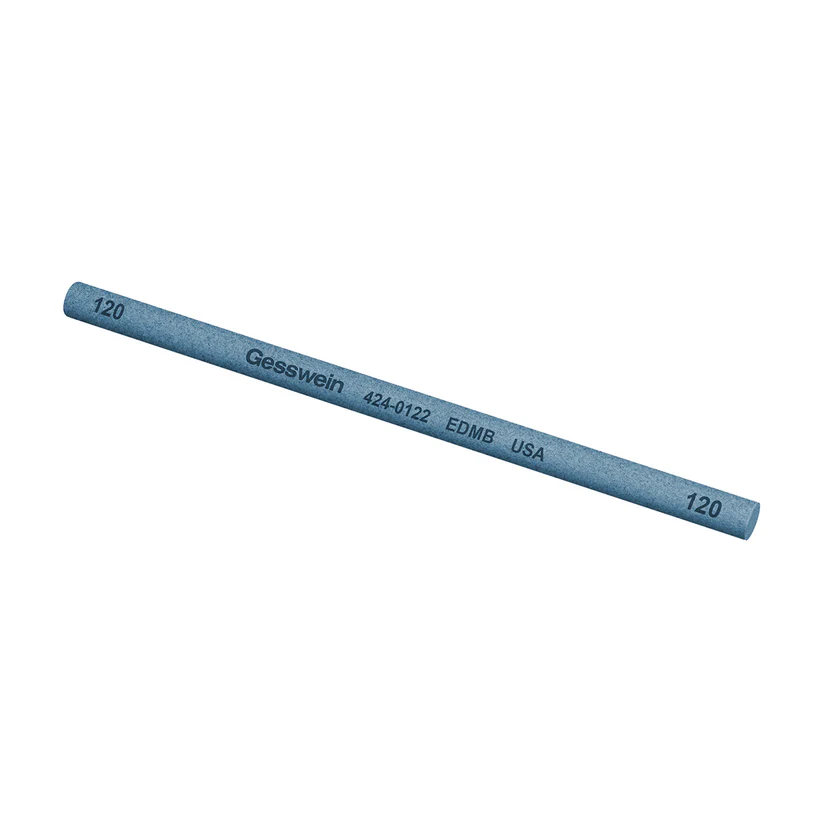 Gesswein® EDM Blue Stones - 1/4" Round x 6", 120 Grit  (Pkg. of 6)