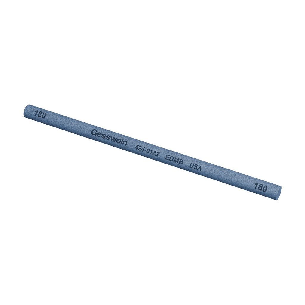 Gesswein® EDM Blue Stones - 1/4" x 6" Round, 400 Grit  (Pkg. of 6)