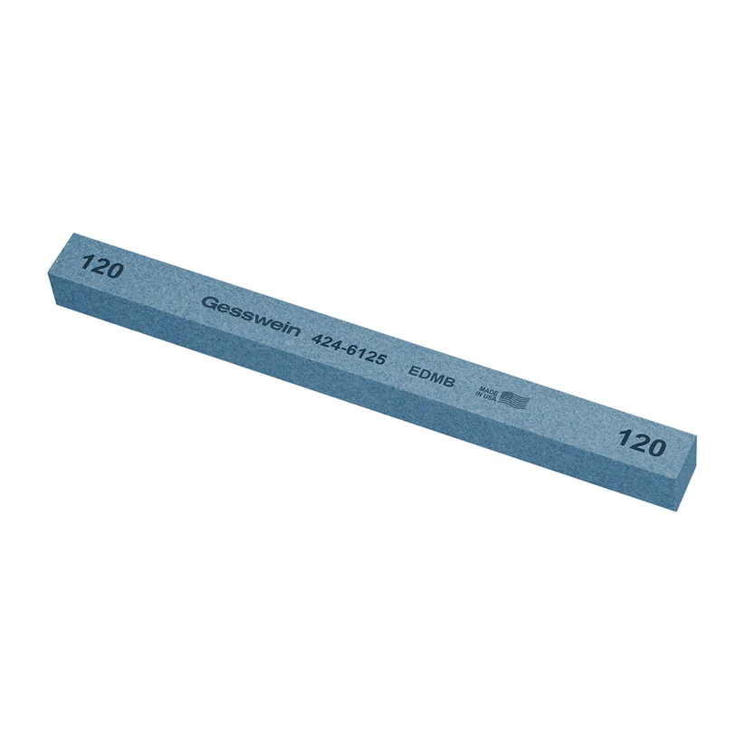 Gesswein® EDM Blue Stones - 1/2" x 1/2" x 6", 120 Grit  (Pkg. of 6)