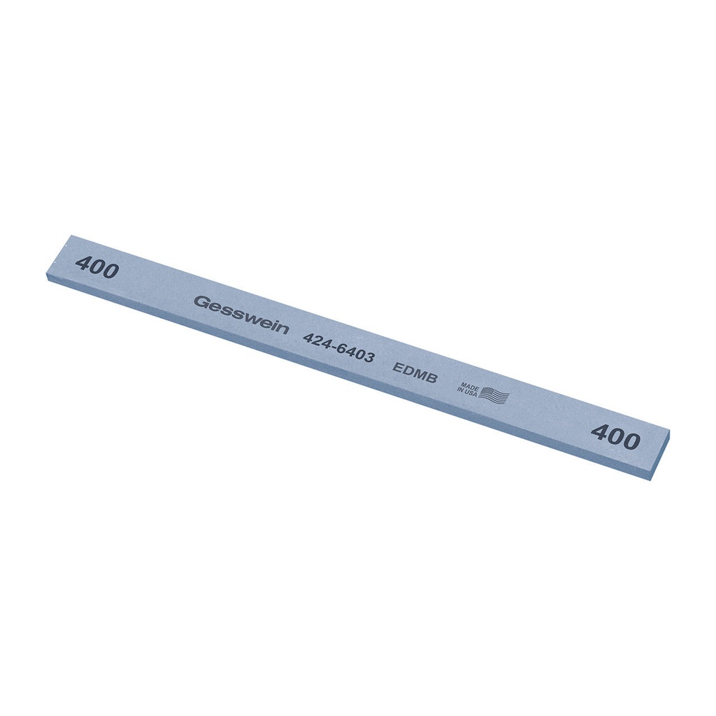 Gesswein® EDM Blue Stones - 1/2" x 1/8" x 6", 180 Grit  (Pkg. of 12)